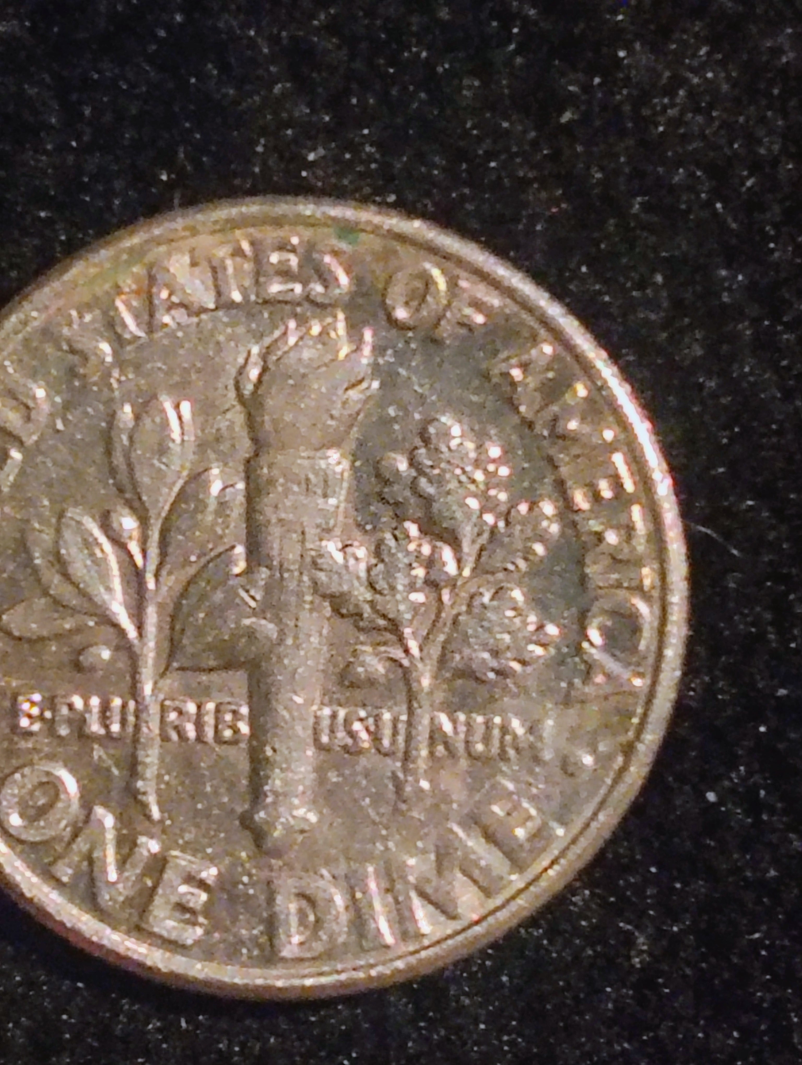 1997 P-mint Dime Errors