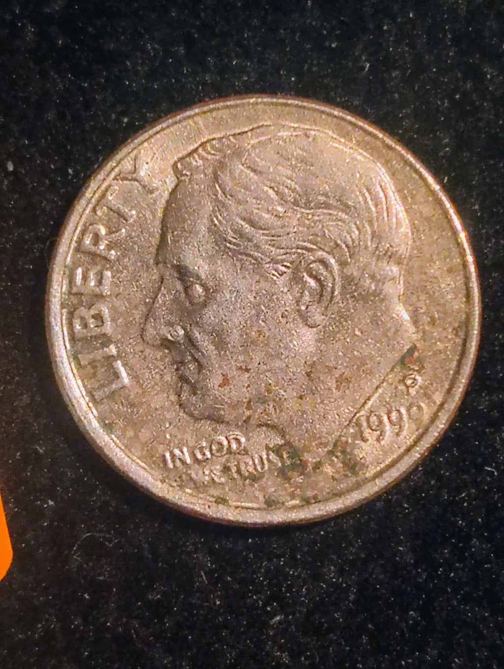 1999 P-mint Error Dime