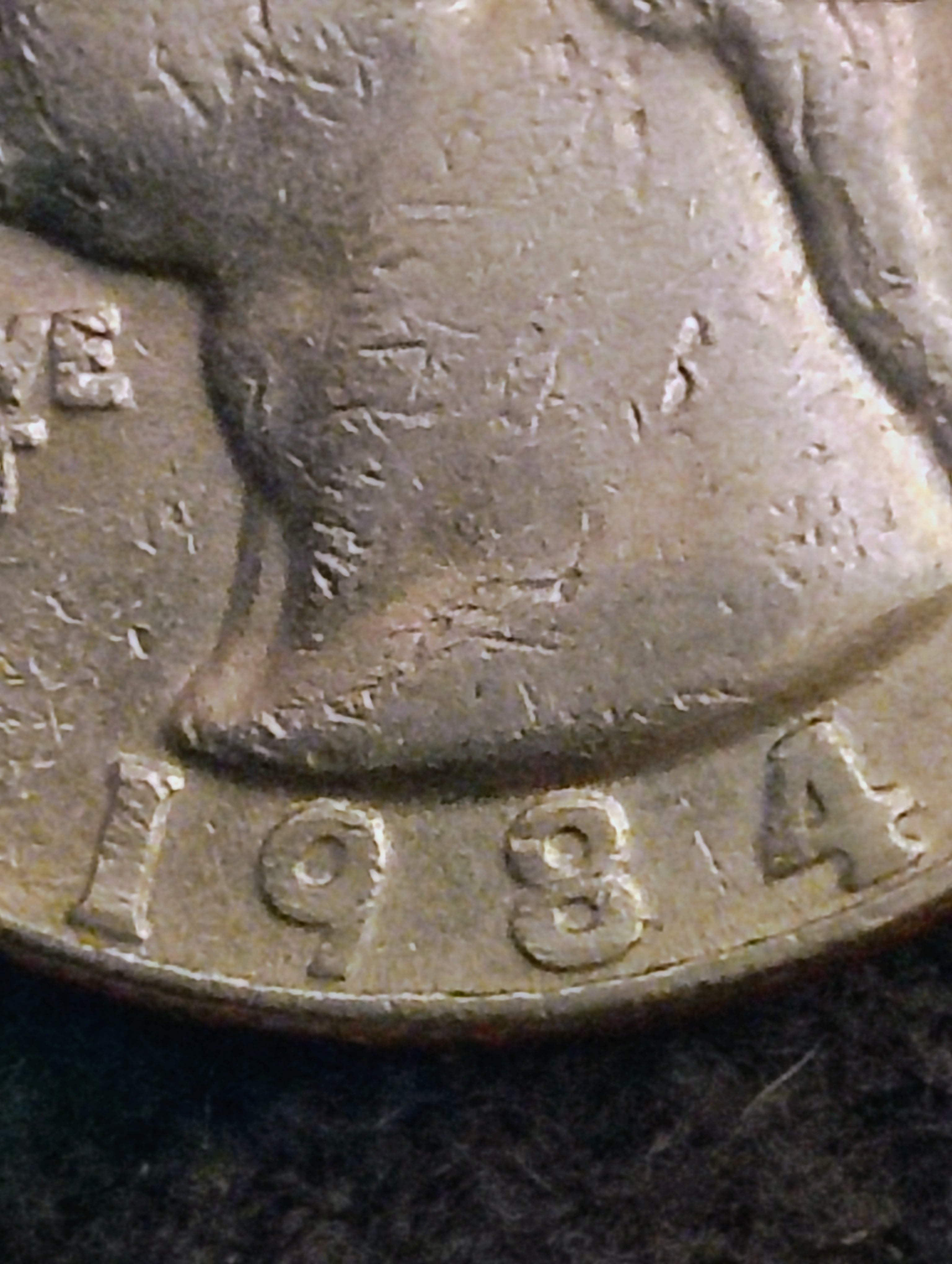 1984-D Quarter DDO, BS RARE!