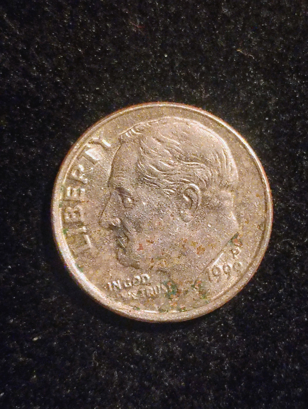 1999 P-mint Error Dime