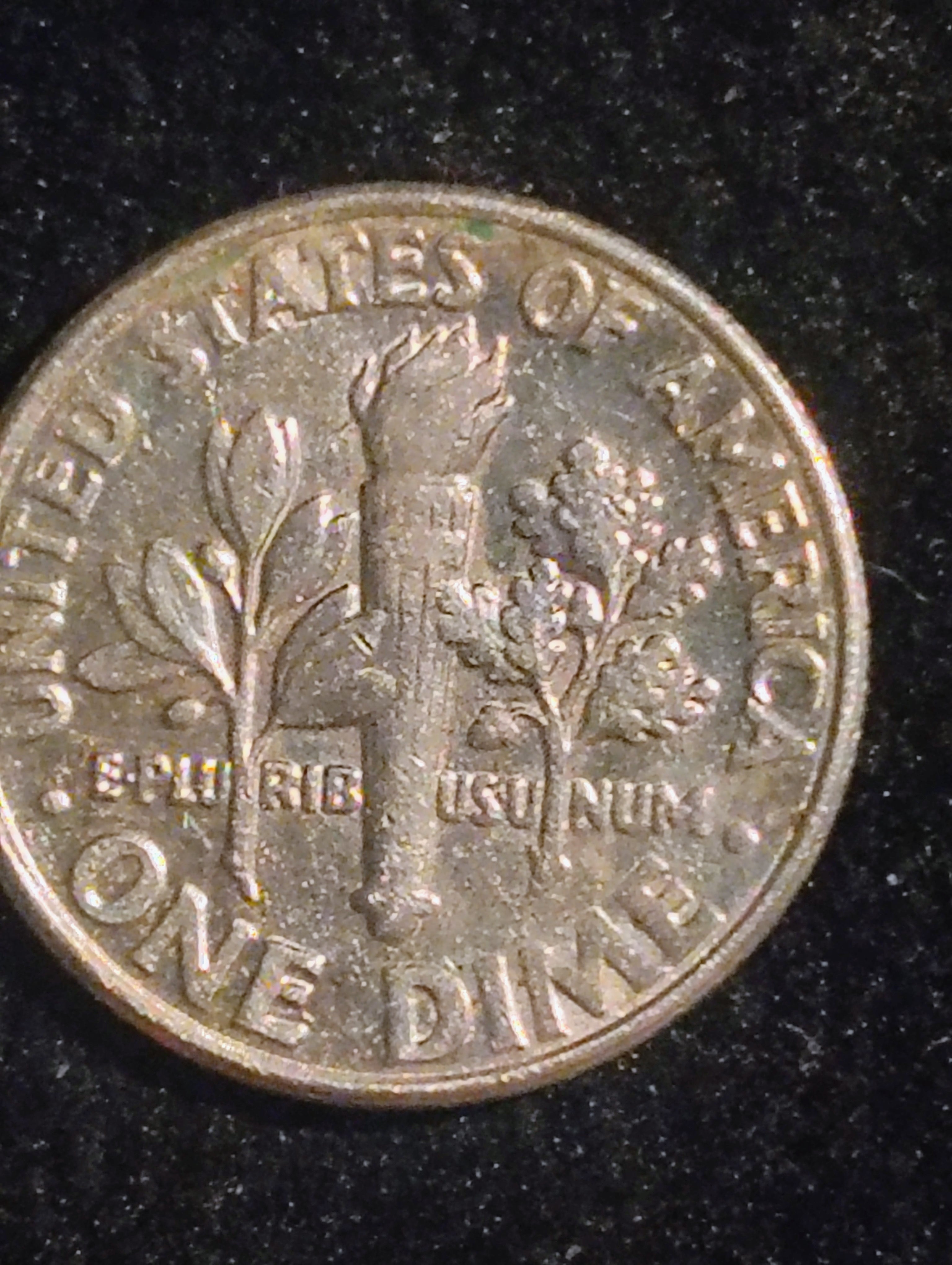 1997 P-mint Dime Errors